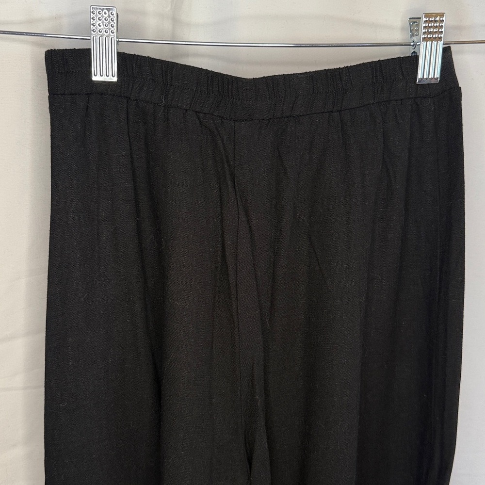 NEW VICI Linen Gabbie Short Sleeve Button Up Top and High Rise Pants Outfit Set - Picture 16 of 16
